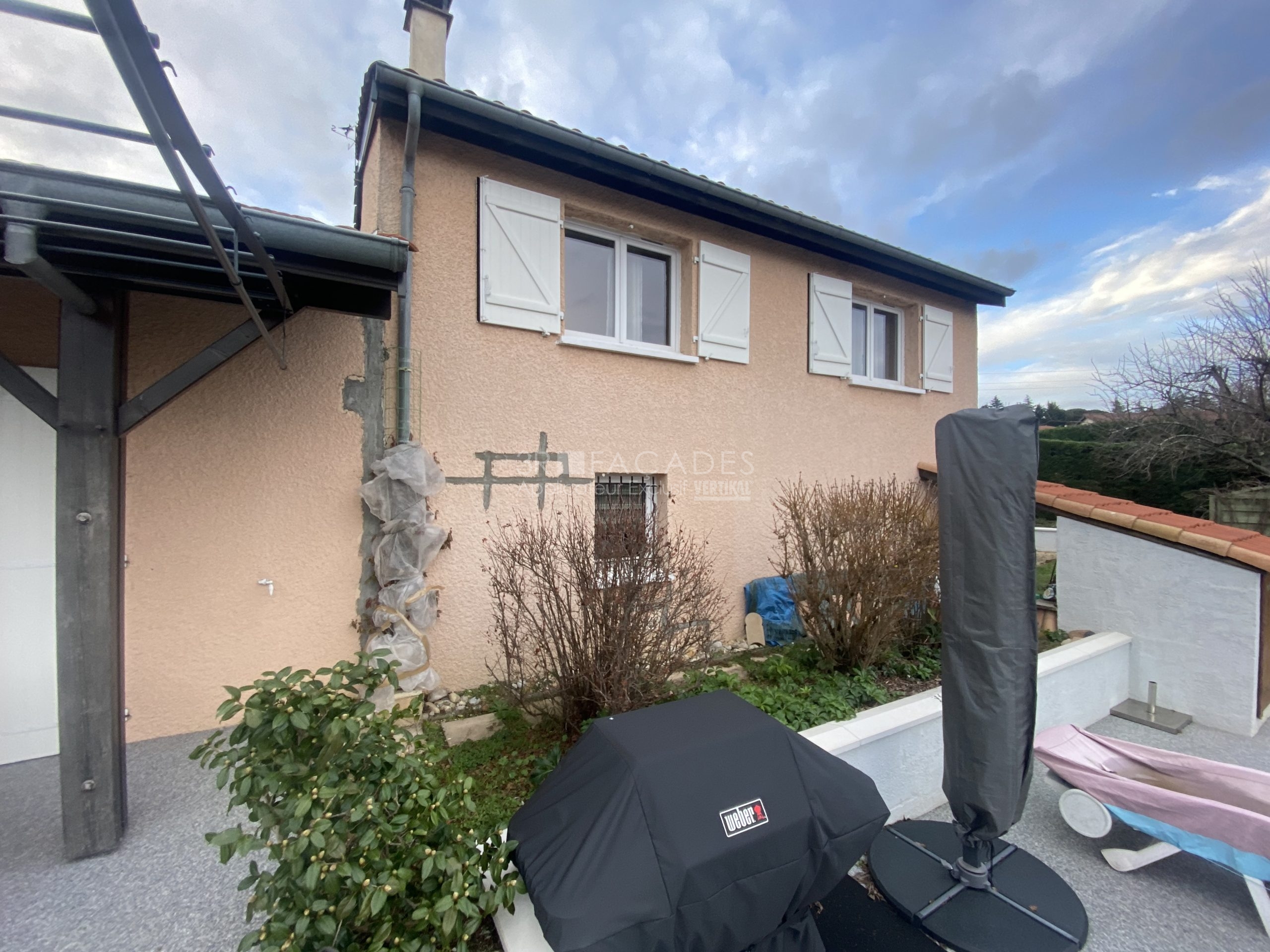 Rénovation façades d'une maison à La-Tour-de-Salvagny, 69890, Rhône