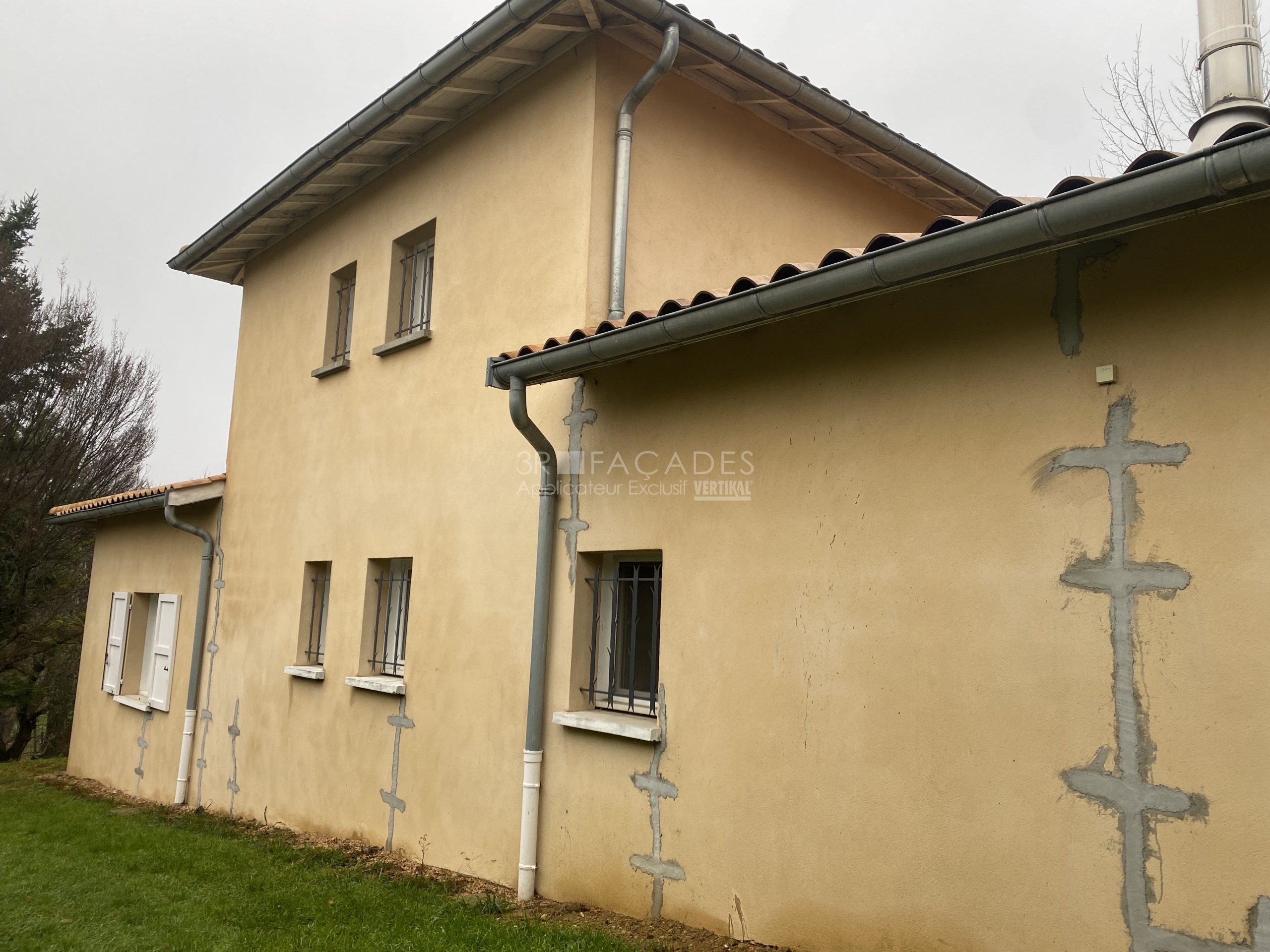 Réparation fissures d'une maison à Chasselay, 69380, Rhône