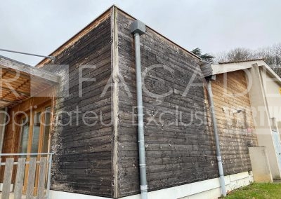 Façade en bois 3R.