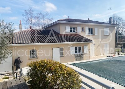 Maison avec piscine, 3R Façades.