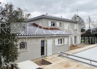 rénovation de façade à la tour de salvanny