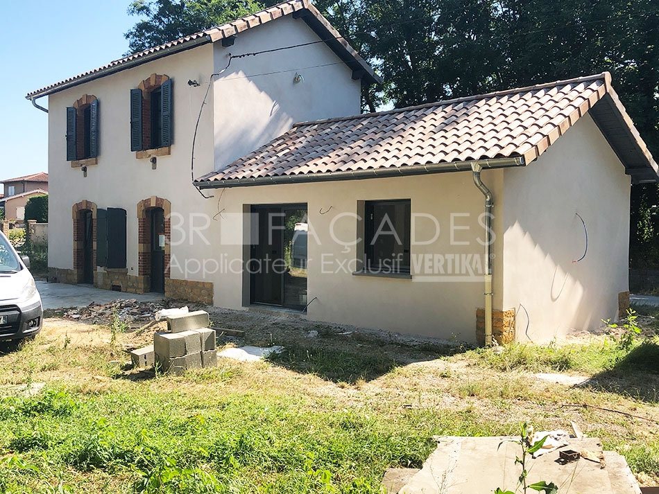 Maison en construction 3R Façades.